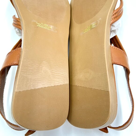 Bella Vita Womens Size 9.5 Ilo Brown Tan Leather Strappy Sandals Shoes - Picture 12 of 14